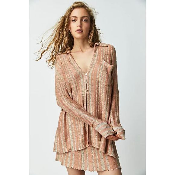 Free People Beach Bash Sweater Set Size M - Picture 1 of 9